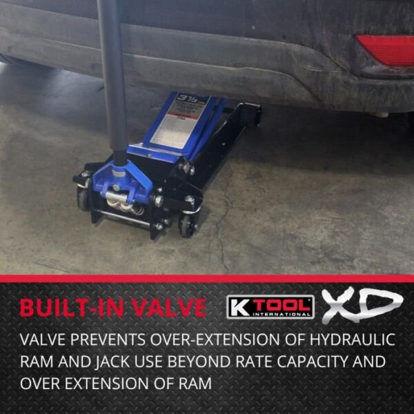 k tool heavy duty low profile 3.33 ton floor jack
